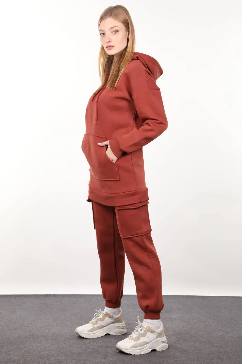 

Womens Tile Sweatpants With Cargo Pockets