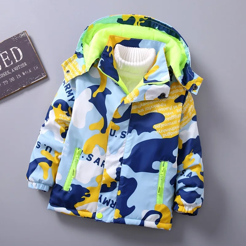 

2020 New Trench Coats Kids Spring Jacket Children Long Sleeve Hooded Active Windbreaker Teenage Clothes Boys Jacket Kids Coat