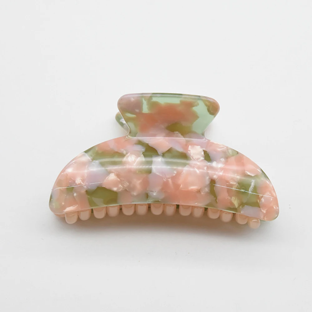 

Catch Clip Pan Cute Medium Acetate Headdress Hair Style Simple New Large Hair Claw Clip For Women Hair Catch Barrette