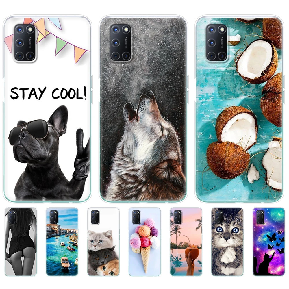 

For OPPO A52 Case A92 A72 Case 6.5" Silicon Soft TPU Back Phone Cover For OPPO A 52 72 92 Case OPPOA92 OPPOA72 OPPOA52 Case Bag