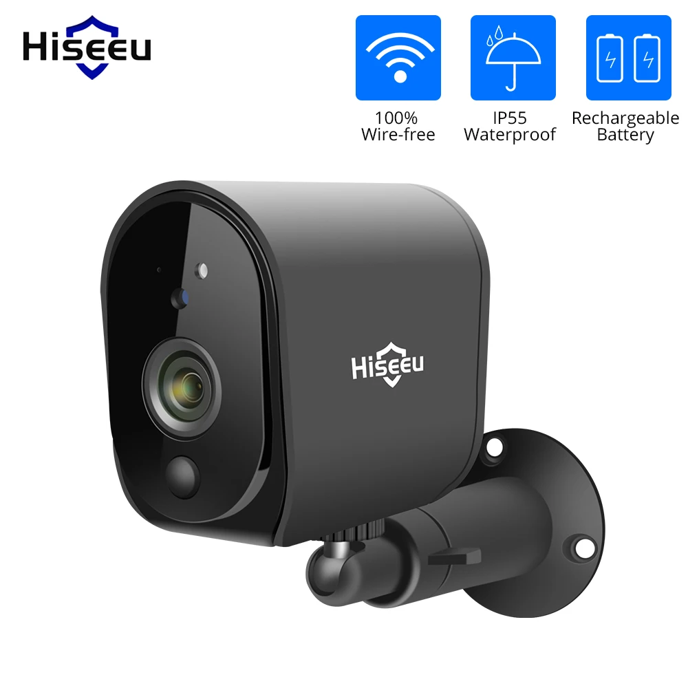 Беспроводная камера видеонаблюдения Hiseeu водонепроницаемая безопасности 1080P с