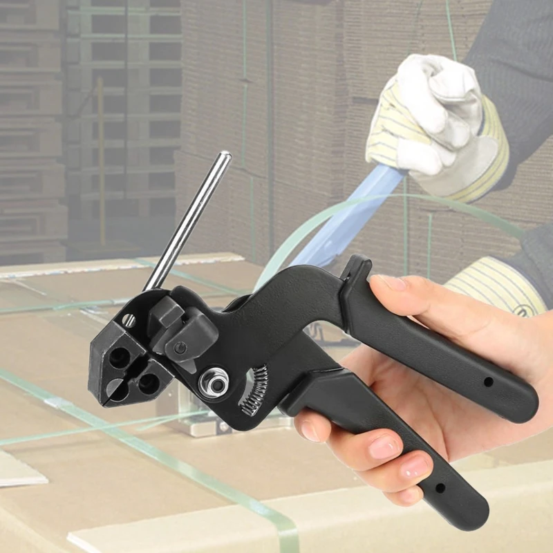 

Professional Wire Cable Cutter Fixing Tool Stainless Steel Cable Tie Grip Automatic Tensioner