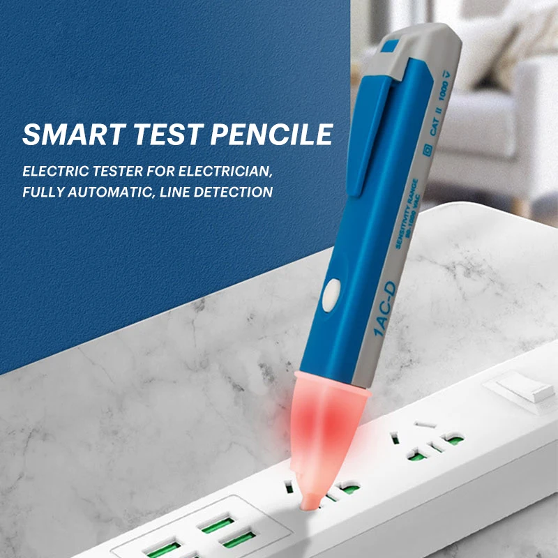 

Non-Contact Test Pencil With LED Light For Current And Voltage Detection Electrician Tools AC 110V-220V