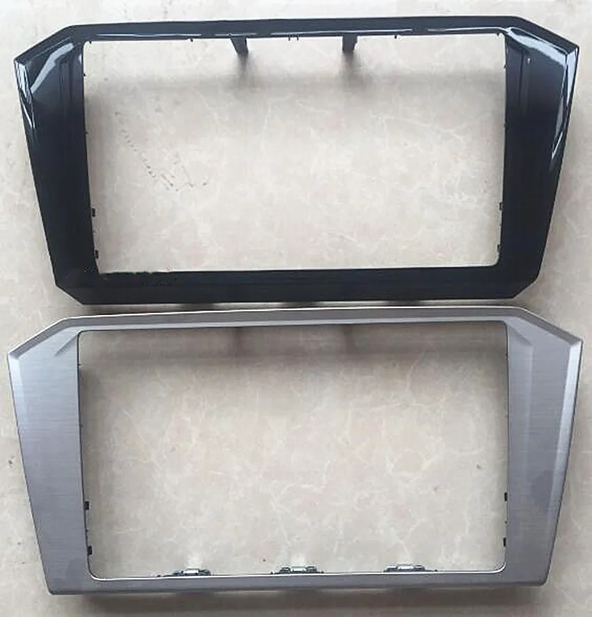 8 дюймов MIB 3 CD коробка отделка черная краска радио рамка панель тарелки для Passat B8