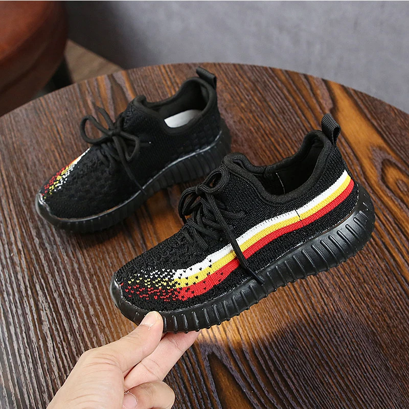 Детская повседневная обувь для мальчиков и девочек дышащая слип подходит 1 2 4 11 12