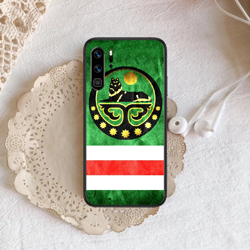 

Chechnya Flag Phone Case For Huawei P Mate 10 20 30 40 Lite Pro smart Z 2019 nova 5t black Cell Fashion Back Tpu Shell Painting