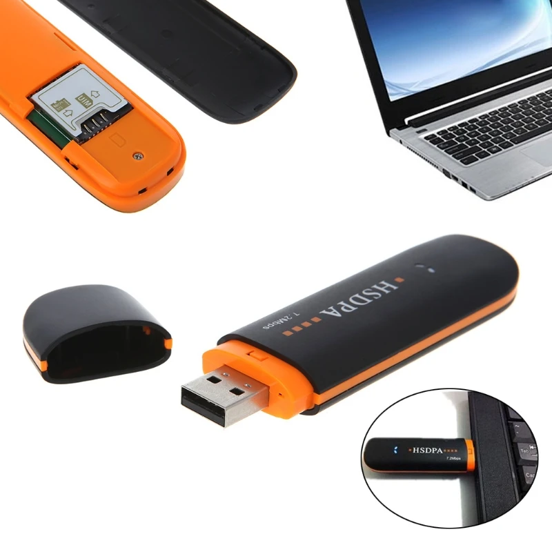 HSDPA USB-накопитель SIM-модем 7 2 Мбит/с 3G беспроводной сетевой адаптер с TF-SIM-картой |