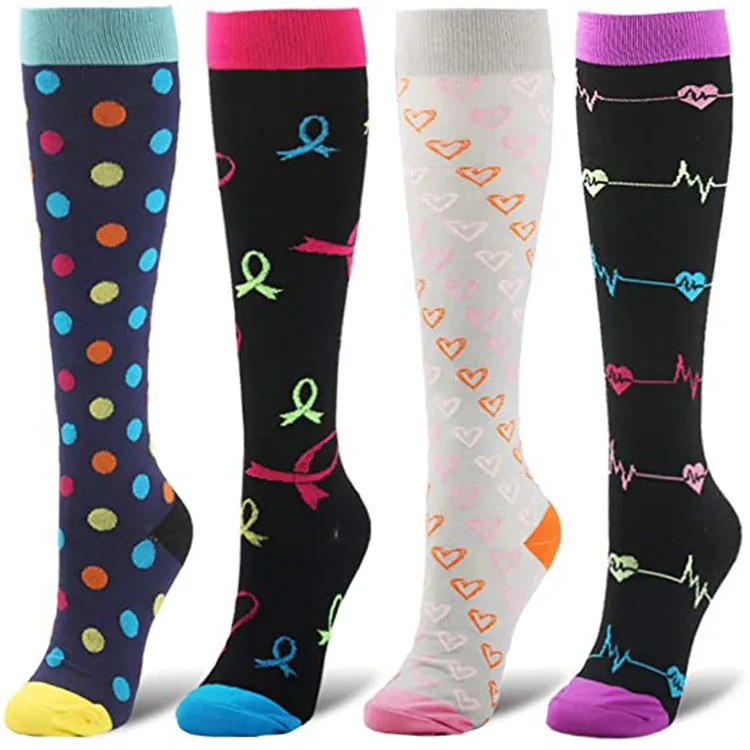 Manufacturers Wholesale Sports Leisure Compression Socks 4/6/7 PAIRS PER SET Adult Pressure Socks Compressed