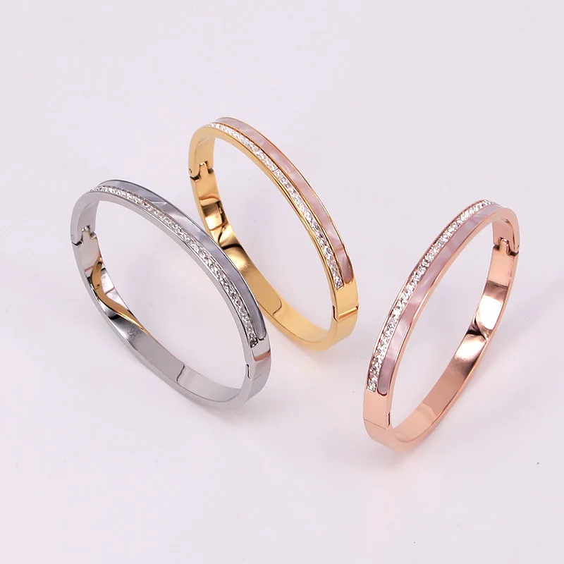 Романтичные браслеты для женщин браслет с ракушкой и пряжкой из розового золота