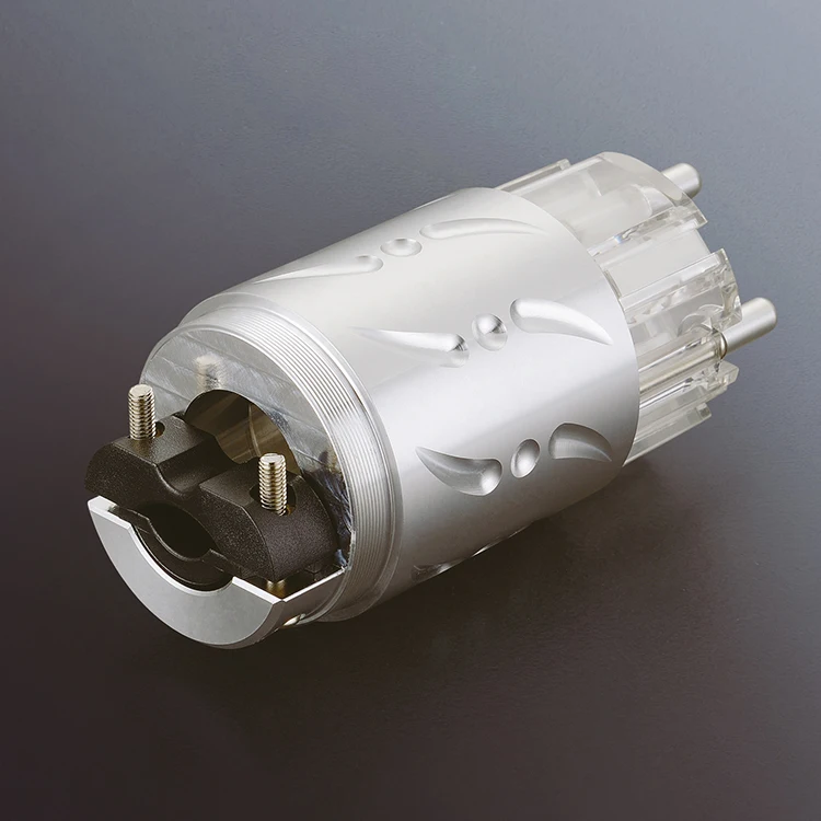 

Pair Viborg VE512R+VF512R Aluminium Pure Copper Rhodium Plated EU Schuko Power Plug +IEC Female Plug