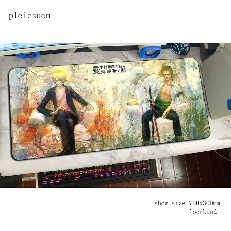 

Zoro mouse pad gamer 800x300x3mm cool new notbook mouse mat gaming mousepad large Halloween Gift pad mouse PC desk padmouse mats