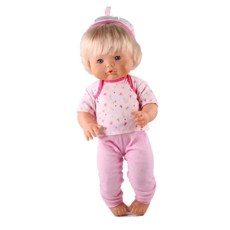 hat T-shirt pant Одежда для кукол подходит 40 см 41 см Nenucos кукла Nenuco Ropa y su Hermanita фиолетовая футболка с длинными рукавами в фиолетовый горошек штаны с шапочкой - Цвет: hat T-shirt pant