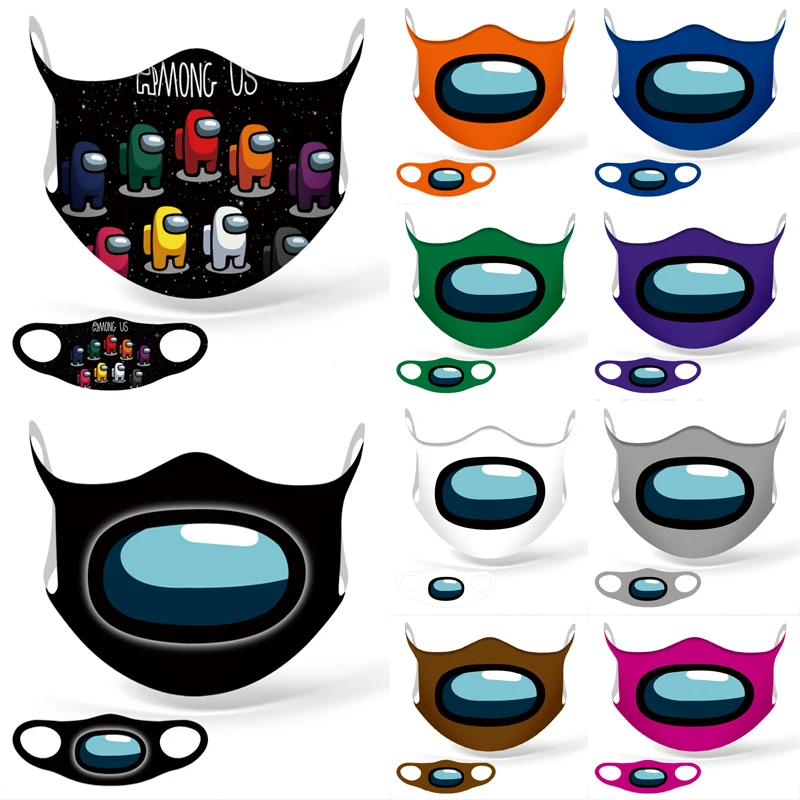 Новая игра в США убийца самозванцев Crewmate Косплэй маски для подростков взрослых