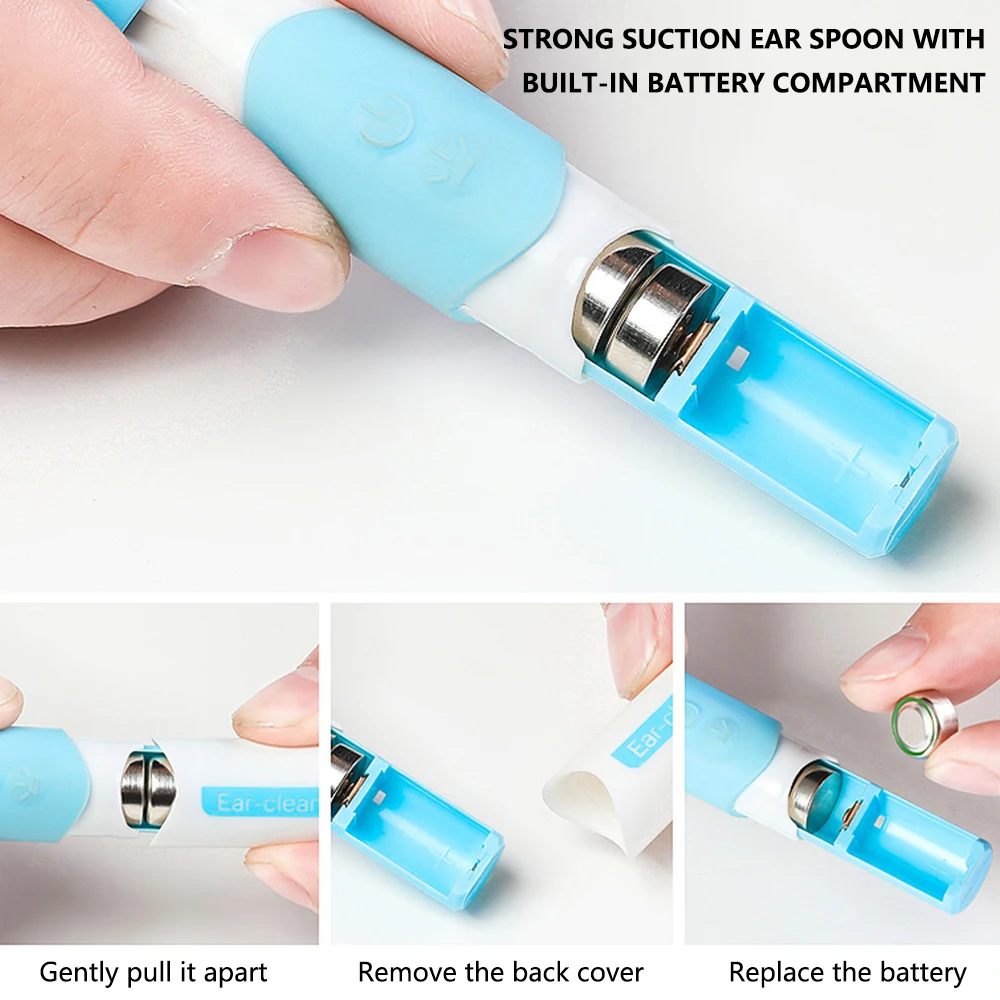 Электрический Очиститель ушей с функциями безопасная вибрация безболезненное