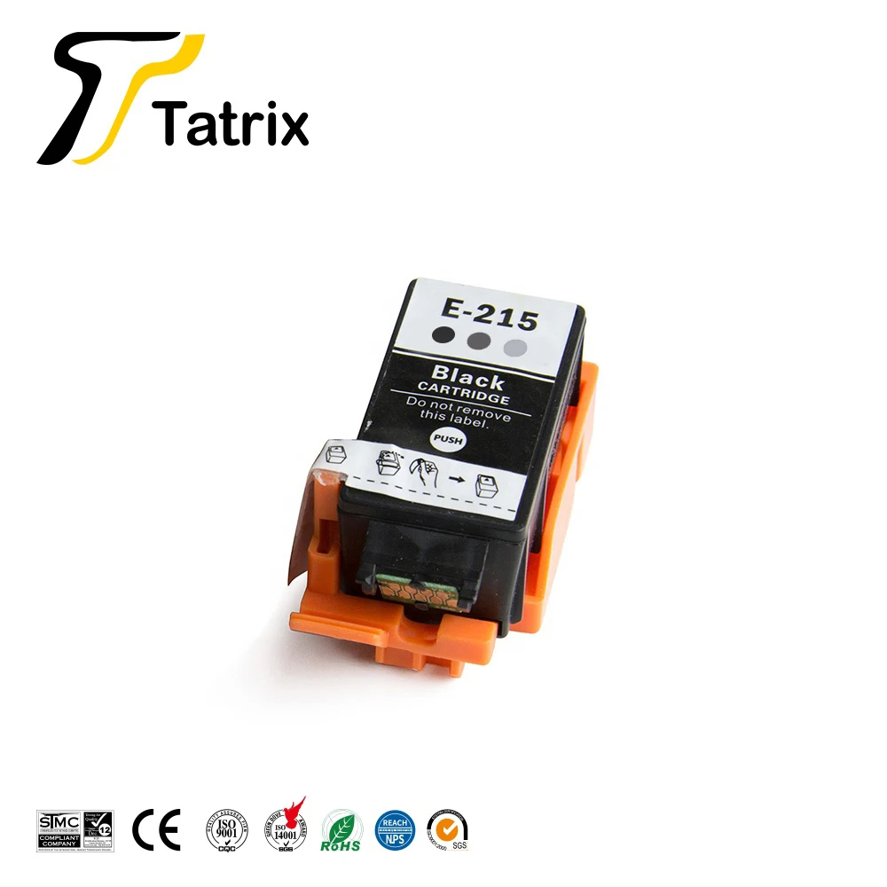 T215BK Tatrix для Epson E-215 T215 BK T215 CL совместимые картриджи для Epson Workforce WF-100/WF100 принтера - Цвет: T215BK