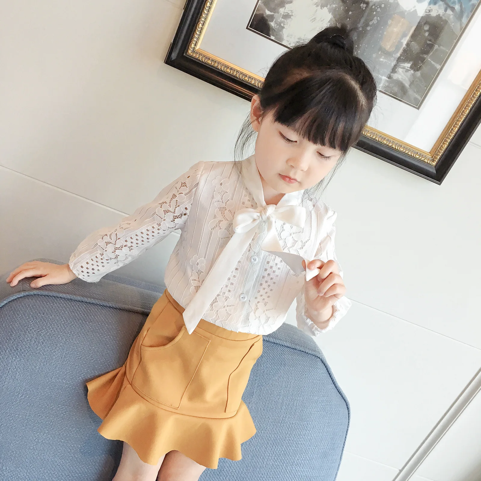 Лидер продаж новый детский комплект детская одежда весна осень 2021 корейское