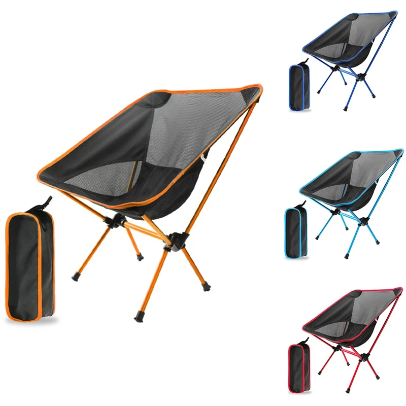 

Outdoor Folding Chair Ultralight Portable Fishing Chair Beach Chair Camping Chair Moon Chair