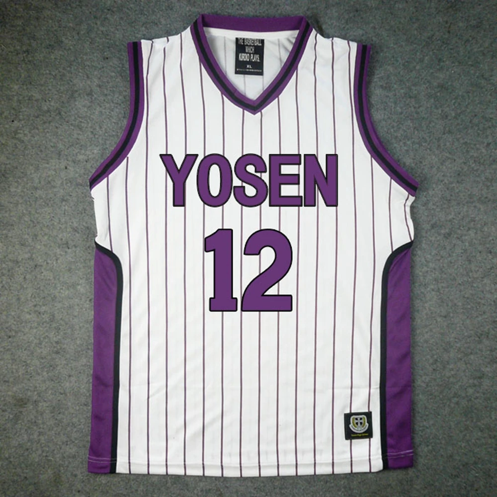 Косплей Kuroko no Basuke Yosen корзина школьная форма мурасакибара атсуши Джерси 9 12
