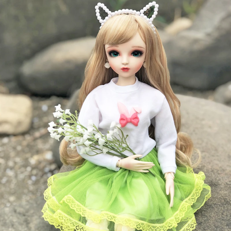 BJD 1/3 куклы для девочек 18 шарниров подвижное тело сменные глаза 100% ручная работа