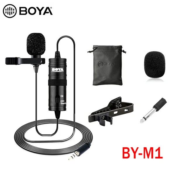 

Оригинальный Микрофон BOYA BY-M1, микрофон для записи, петличный микрофон, микрофон для записи видео на Youtube, микрофон для ПК, iPhone 12pro Max