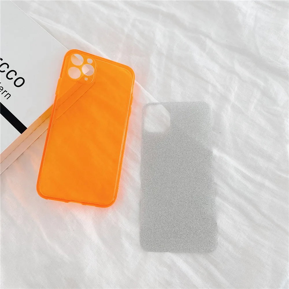 Силиконовый неоновый чехол для телефона iPhone 11 Pro Xs MAX XR X 7 8 Plus SE 2 Match With Airpods 1
