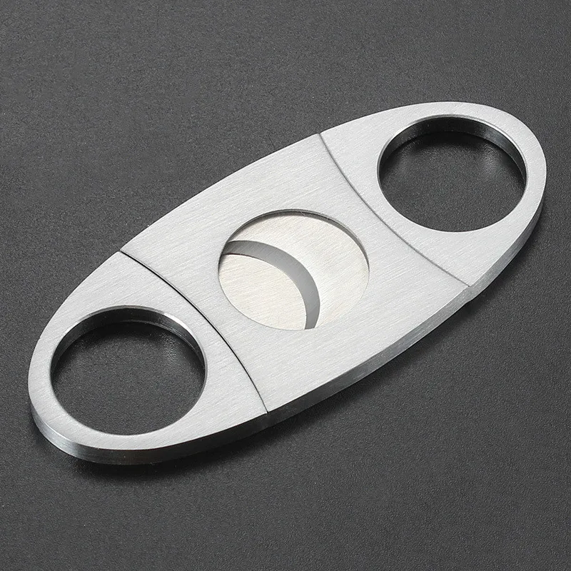 

Cigar Cutter New Stainless Steel Metal Classic Cutter Guillotine Cigar Scissors Gift
