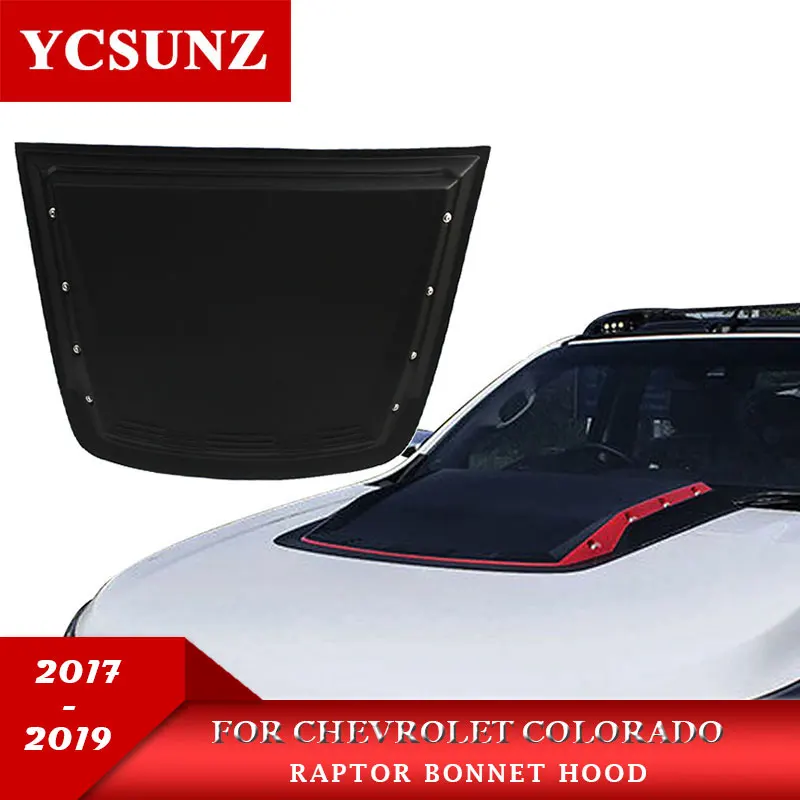 Черная крышка капота для Chevrolet Colorado 2012 2020 защита Holden TrailBlazer 2017 2019|hood cover|hood hoodhood black |