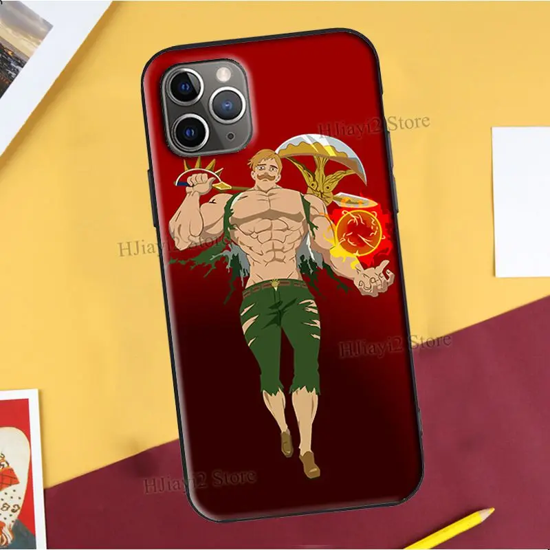 Escanor Nanatsu no Taizai для iPhone 12 Pro Max 13 mini чехол 11 XS XR X 7 8 Plus SE 2020 | Мобильные телефоны и