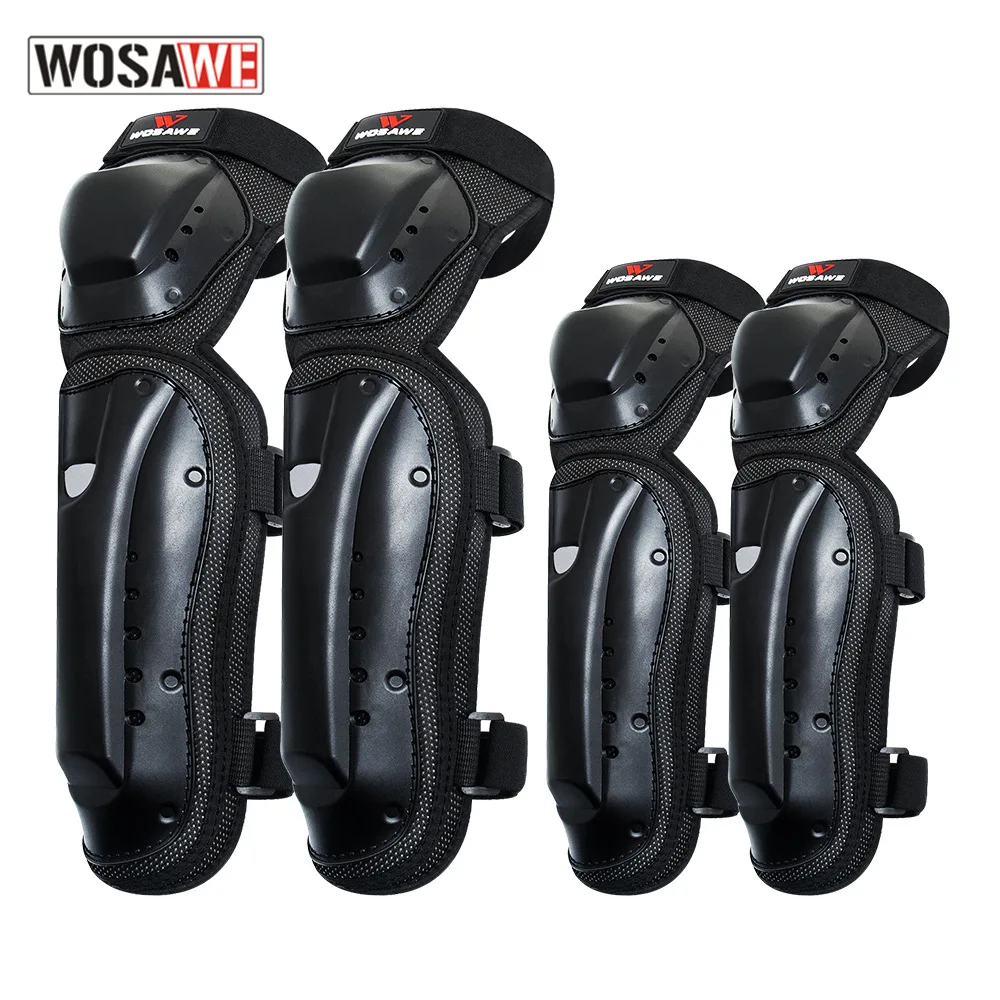 

WOSAWE Children KneePads and ElbowPads Outdoor Activities Impact Resistant Protective Gear Skating Bicycle Protection Kneepads