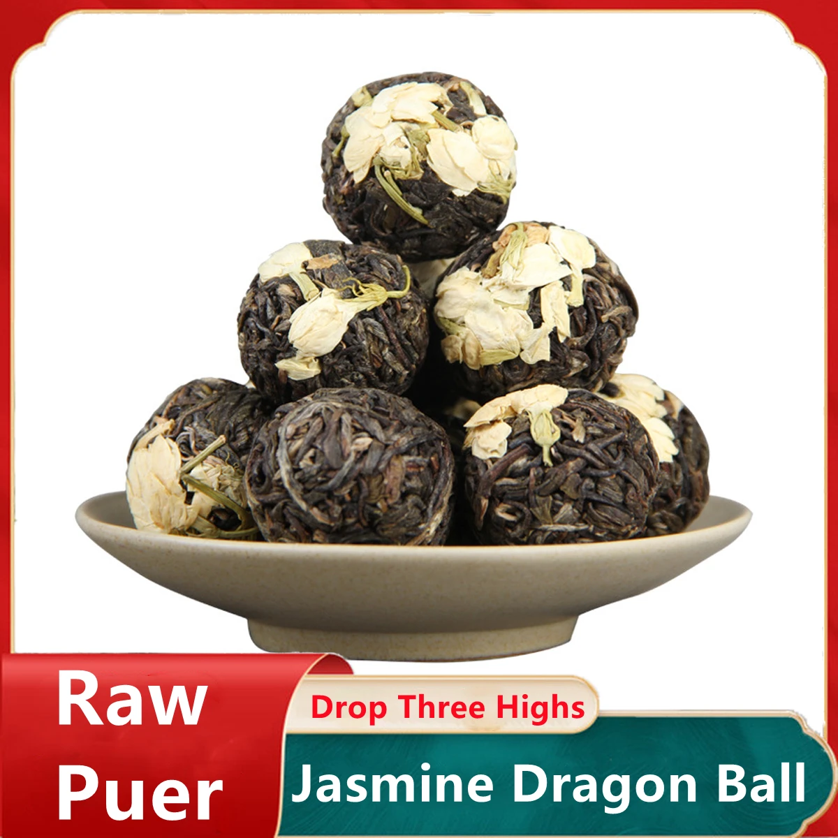 

Yunnan Xiaotuo Tea Old Tree Pu'er Raw Tea Jasmine Pu-erh Dragon Ballr Sheng Tea Health Care For Weight Lose Tea