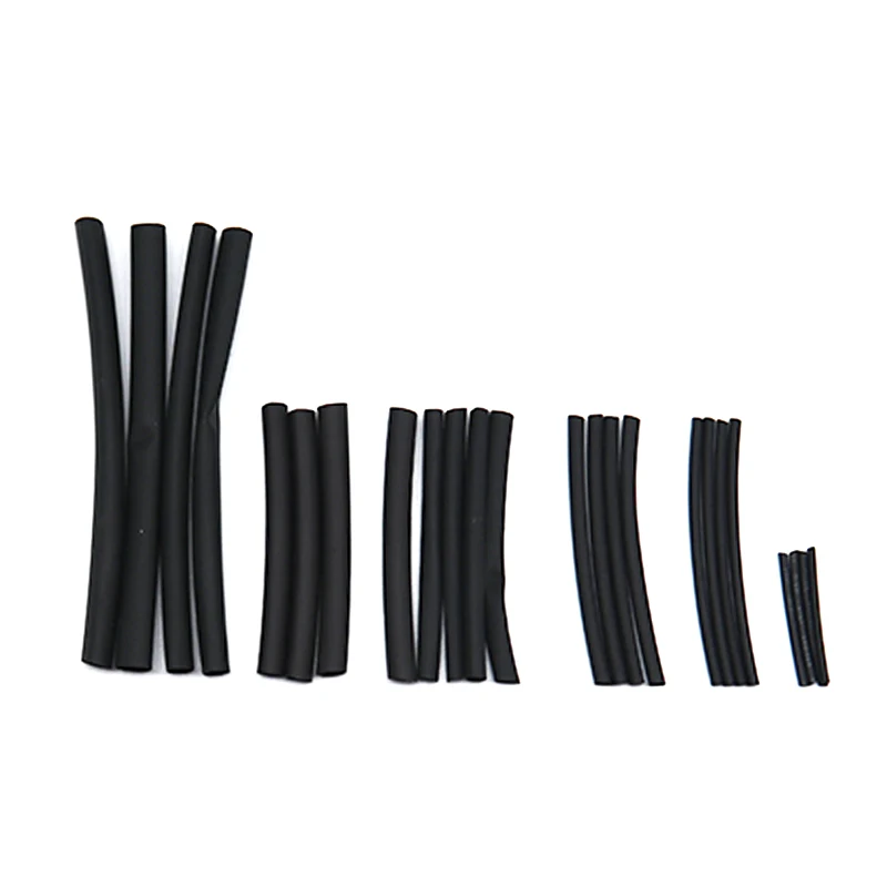 Термоусадочная трубка для электроники черного и красного цвета |