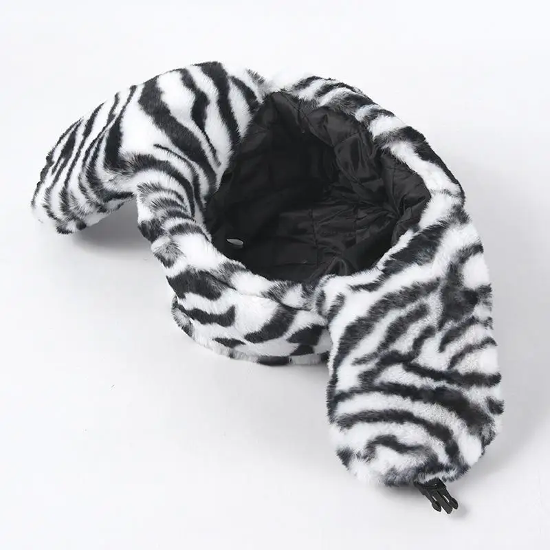 Плотная теплая зимняя шапка женская шапка-ушанка Охотничья Лыжная флисовая