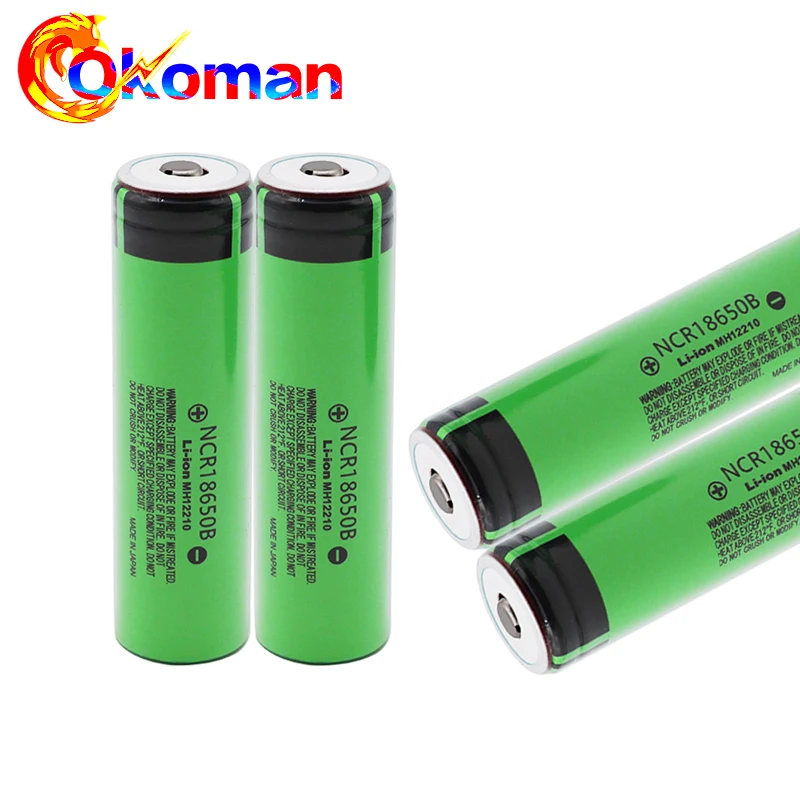 2020 Новинка 3 7 V 3400mAh 18650 батарея литий ионные аккумуляторы аккумуляторная NCR18650B для
