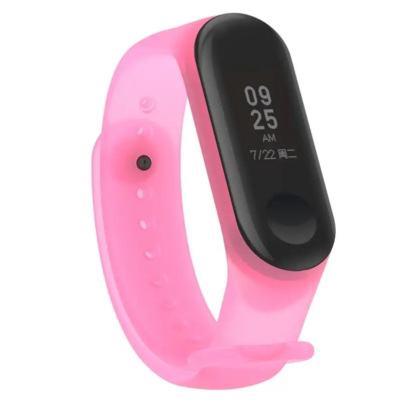 Умный Браслет для Xiaomi Mi Band 3 4 прозрачный силиконовый ремешок из ТПУ сменный |