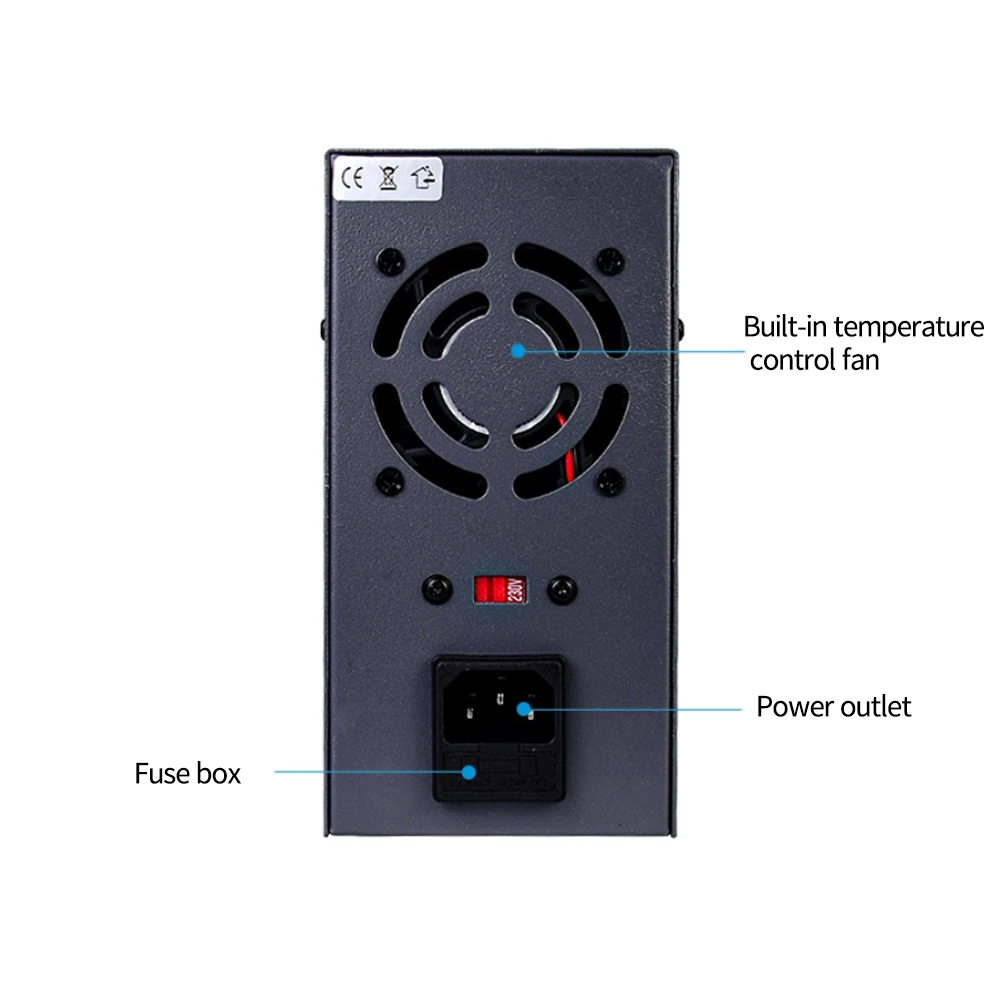 СВЕТОДИОДНЫЙ Цифровой Регулируемый источник питания постоянного тока KPS3010D 0 ~ 30 в