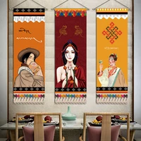 tibetan tapestry cloth art national hanging picture with background wall decorative painting