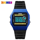 Часы наручные SKMEI женские спортивные, брендовые модные цифровые водонепроницаемые с будильником и секундомером для студентов