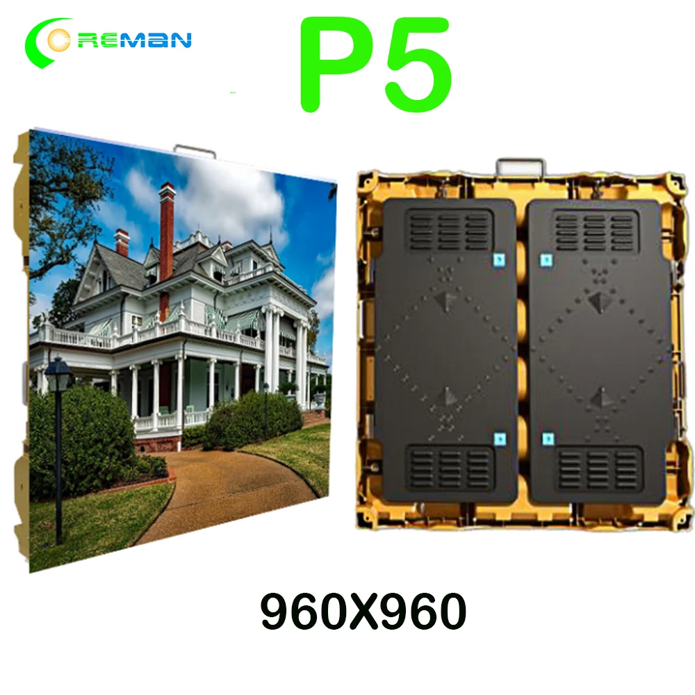 Комнатный RGB p8 наружный светодиодный шкаф 960x960 smd настенный видеоэкран высокого