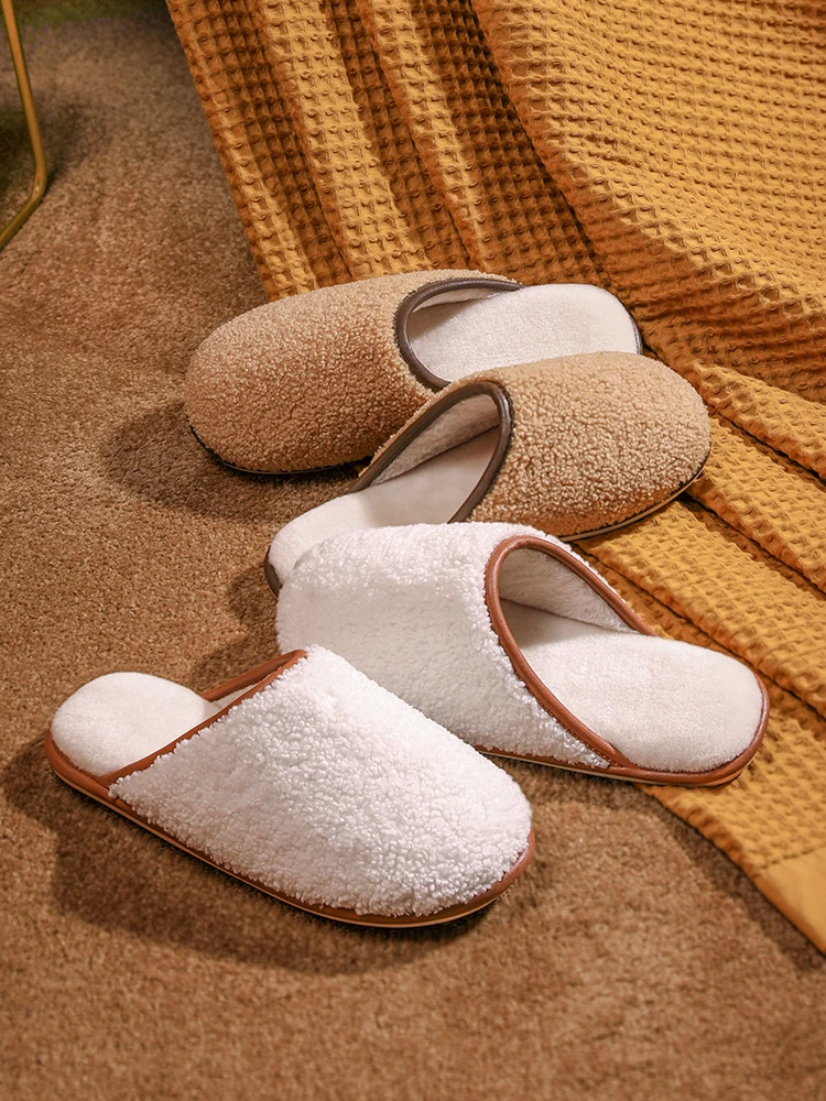 

Posee ice cream ladies cotton slippers home thick-soled anti-skid indoor winter warmth soft bottom plus velvet PS09048