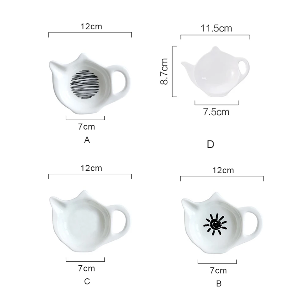 Керамический соус блюдо тарелки для закуски Солнечный узор десерт простой и