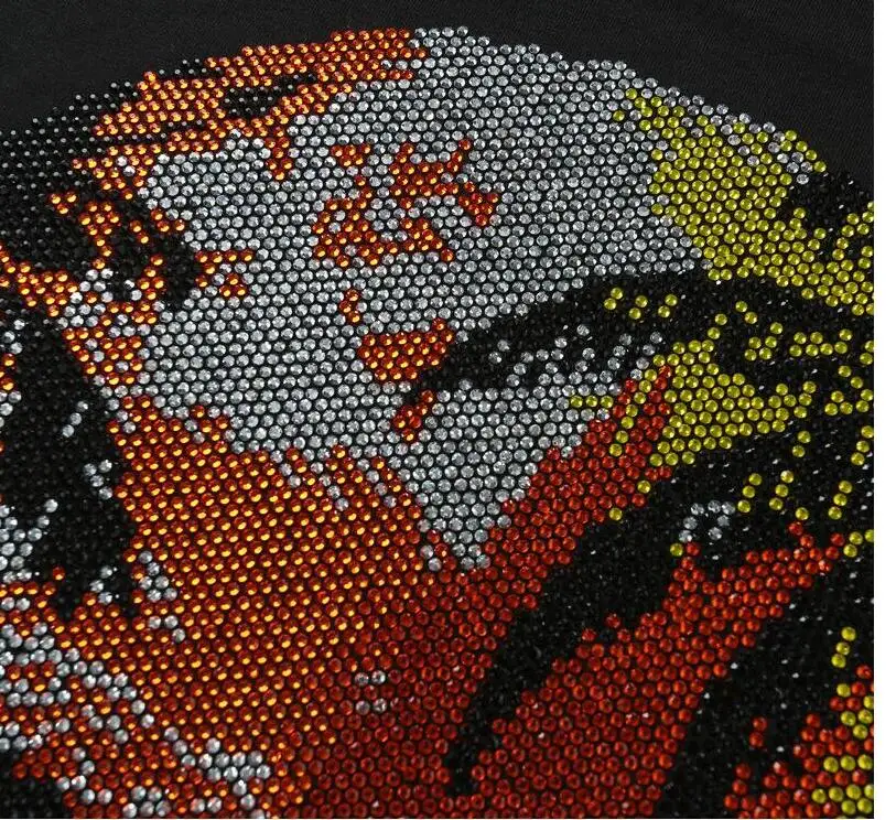 Осень-зима 2021 Мужской Повседневный пуловер Стразы в стиле хип-хоп мужские