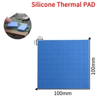 1pcs gpu cpu thermal pad double side adhesive heatsink cooling conductive silicone pad computer host radiator heat transfer tape
