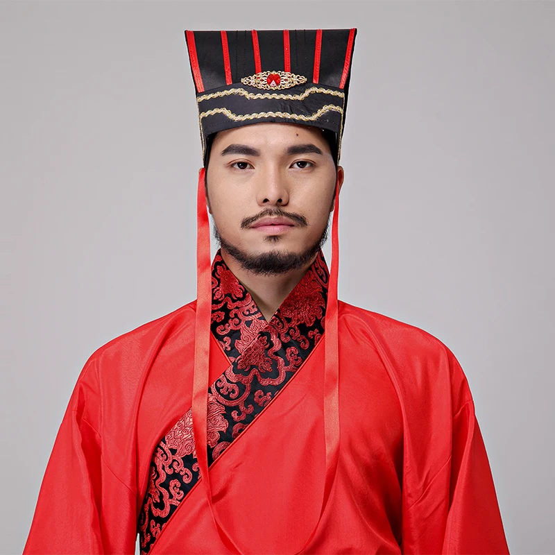 

cosplay Chinese Minister Song Dynasty traditional dress costume Men clothing Confucius robe ancient Chinese Scholar red uniform
