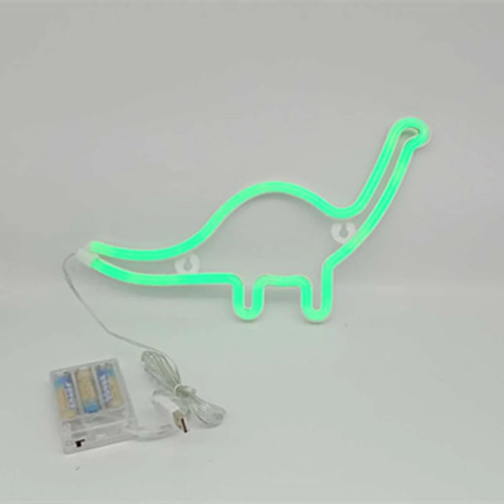 Животные Стиль светодиодный неоновые вывески Настенный декор DC 5V USB или на