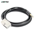 12 контактный автомобильный радиоприемник 3,5 мм Aux кабель телефон MP3 СD преобразователь головное устройство аудио интерфейс адаптер для Citroen C3 C4 Peugeot 207 Blaupunkt