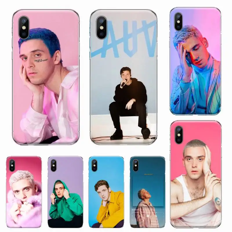 

Lauv Singer Phone Case Transparent soft For iphone 12 11 13 7 8 6 s plus x xs xr pro max mini