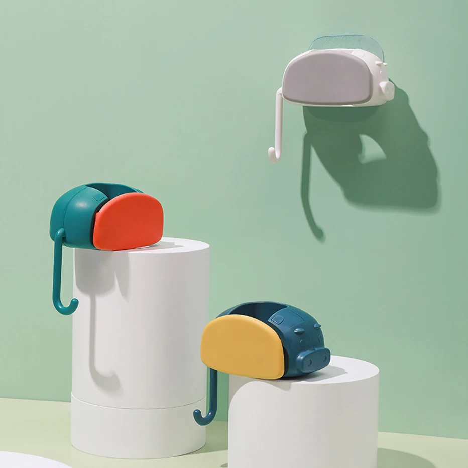 Симпатичный держатель для швабры без перфорации клейкая настенная декоративная