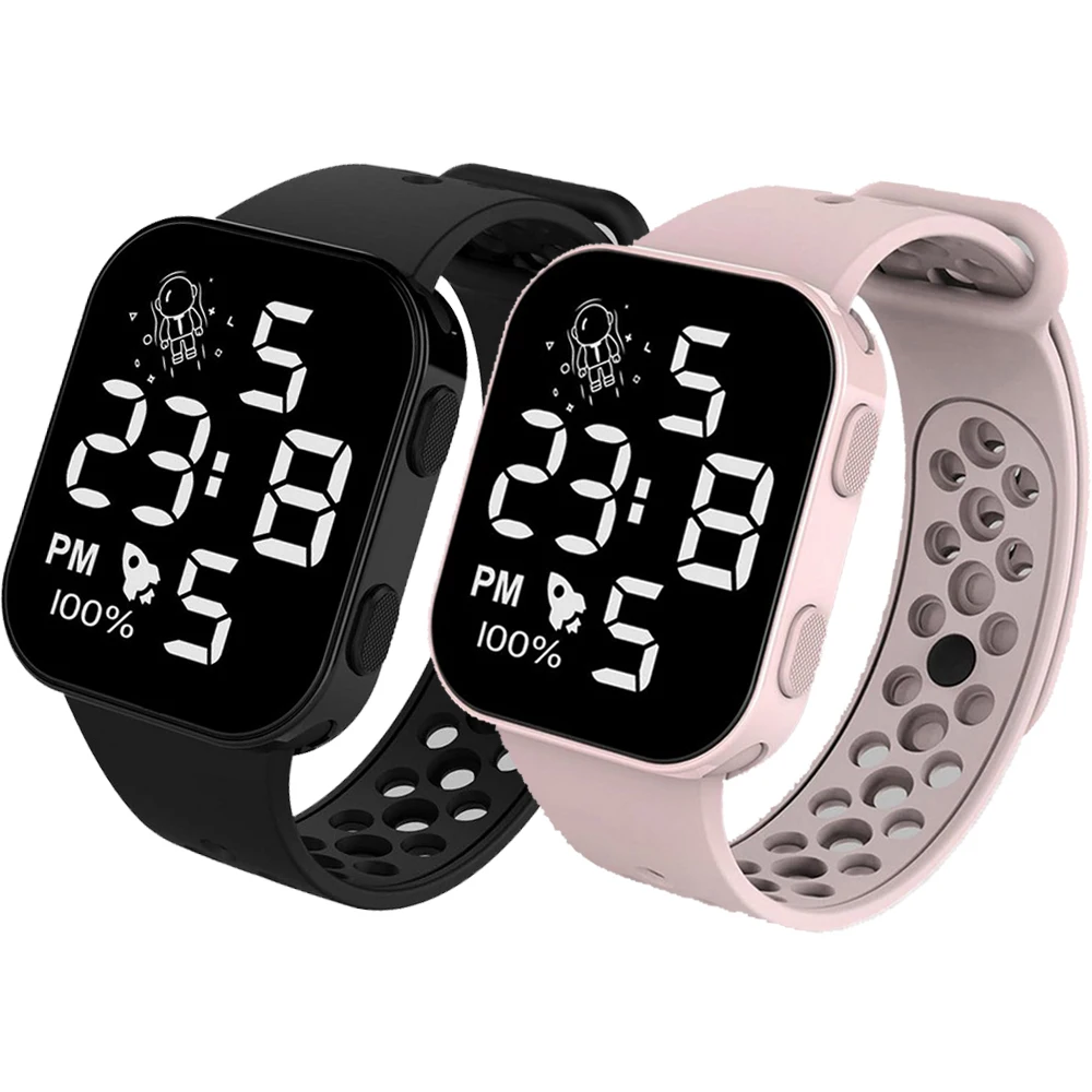 

2022 Couple Watch Digital Lover Watches for Women Men 30M Waterproof Wristwatch Sport LED Mens Watch for Women Electronic Clock