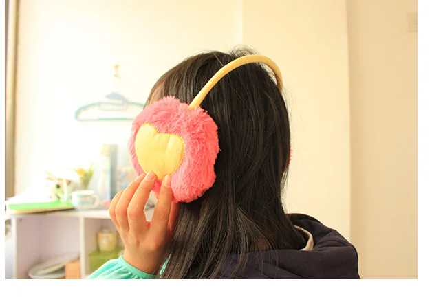 

ear warmers Women Ladies girl sweet Plush Fluffy Warm fur earmuffs Earlap ear cover ear muffs orejeras Winter freeshipping