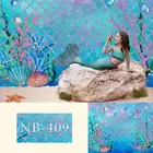 Avezano на день рождения вечерние Baby Shower фон для фотосъемки для новорожденных океан Раковина Морская звезда принцессы украшения фон для студийной фотосъемки